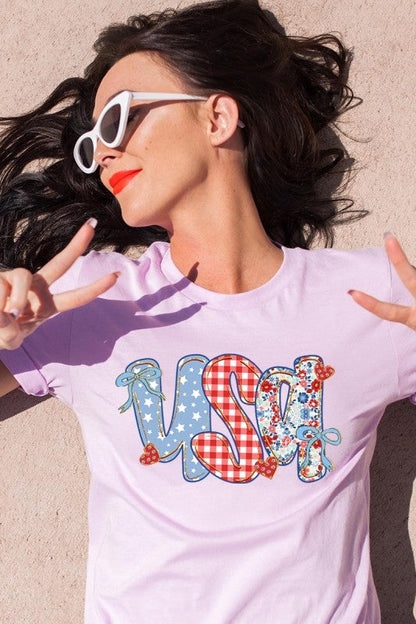 Patriotic USA Graphic Tee