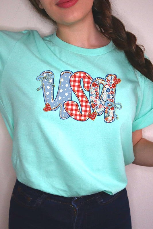 Patriotic USA Graphic Tee