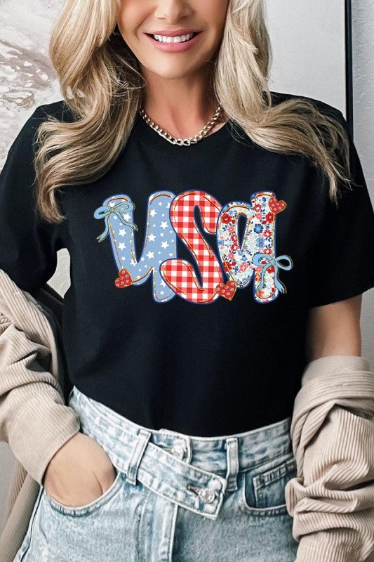 Patriotic USA Graphic Tee