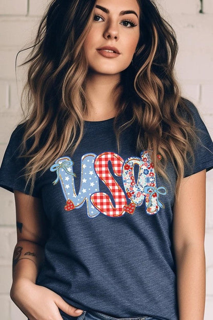 Patriotic USA Graphic Tee