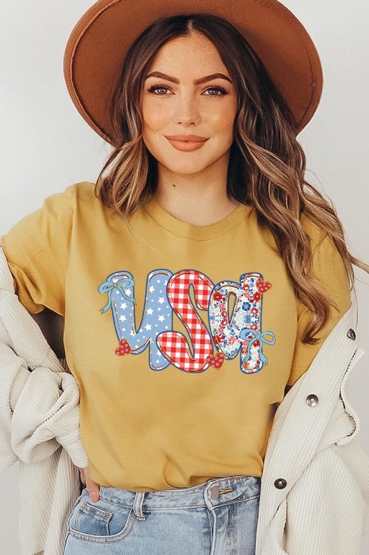 Patriotic USA Graphic Tee
