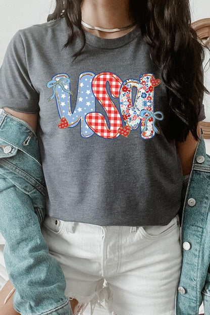 Patriotic USA Graphic Tee