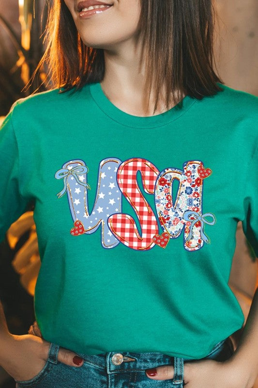 Patriotic USA Graphic Tee