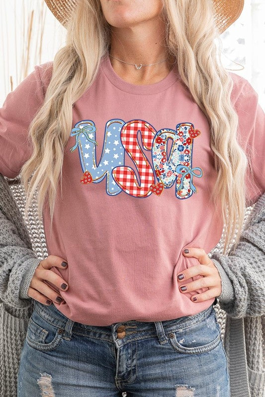 Patriotic USA Graphic Tee
