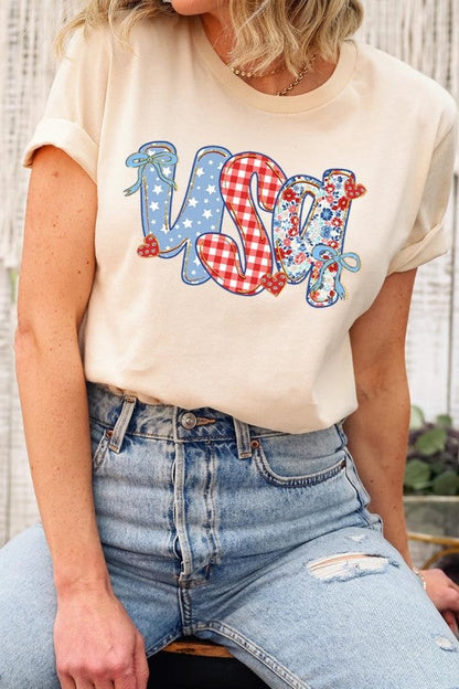 Patriotic USA Graphic Tee