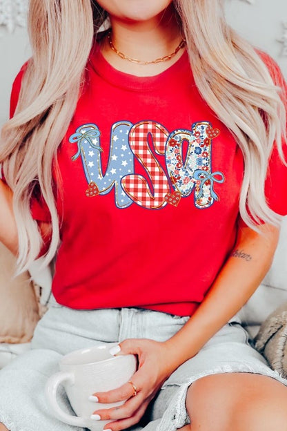 Patriotic USA Graphic Tee