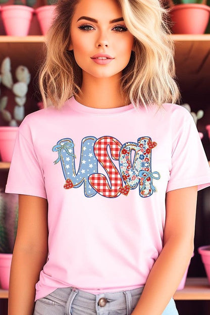 Patriotic USA Graphic Tee