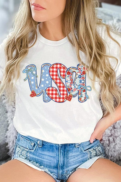 Patriotic USA Graphic Tee