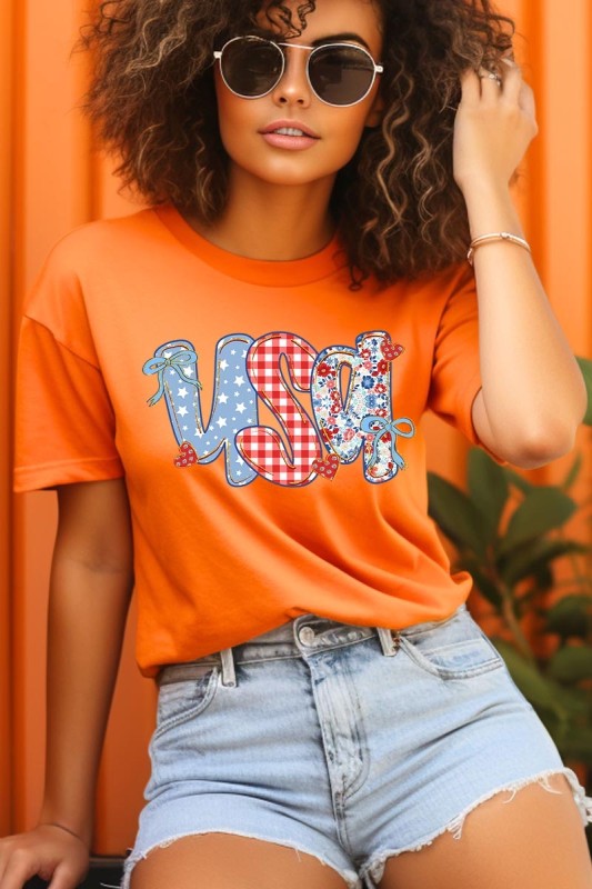Patriotic USA Graphic Tee