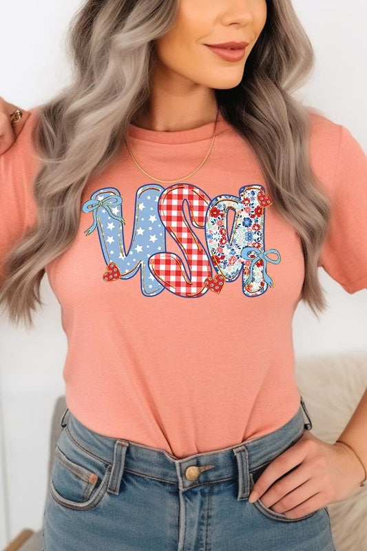 Patriotic USA Graphic Tee