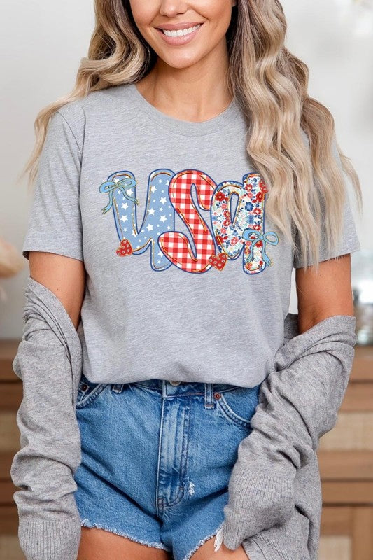 Patriotic USA Graphic Tee