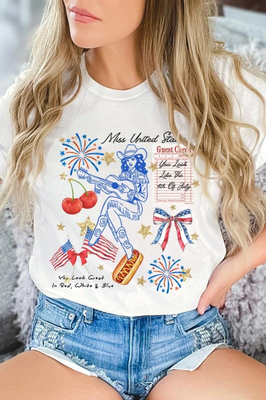 Western 4th Of July Graphic Tee