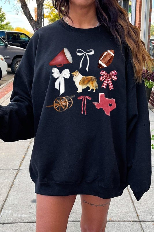 Texas Football Graphic Sweatshirt