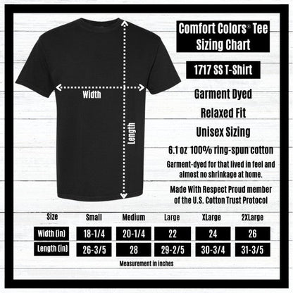 Football Neon Tailgate Comfort Color Graphic Tee