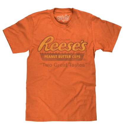Reese's Peanut Butter Cup Two Great Tastes T-Shirt - Orange