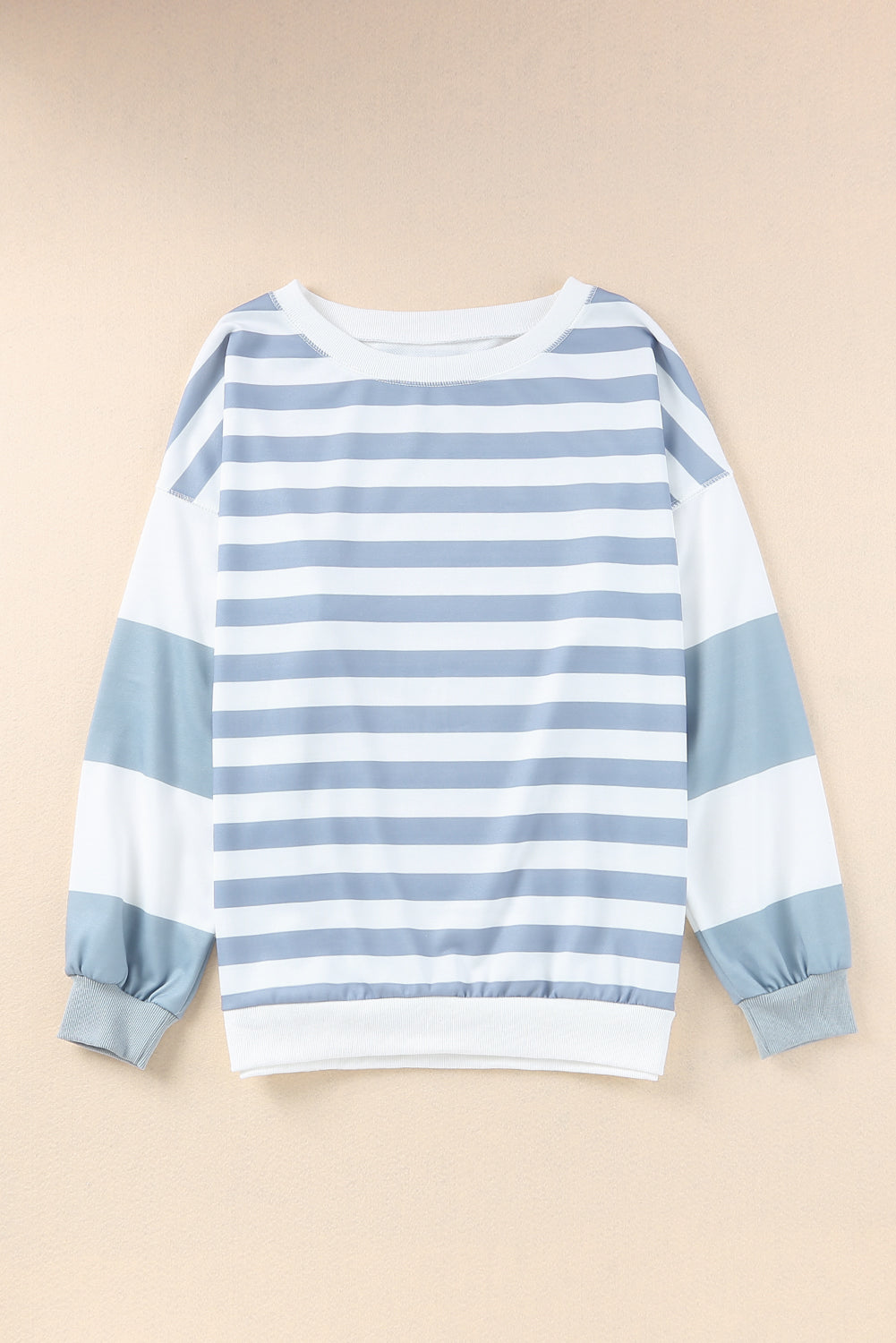 Elina Striped Pullover Sweatshirt - Aaria Tees