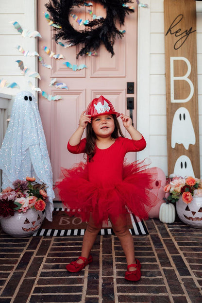 Red 3/4 Tutu Leotard