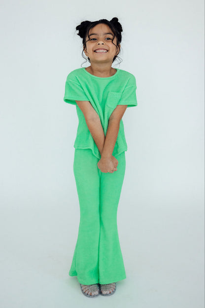 Seafoam Green Scrunchy Pocket Tee