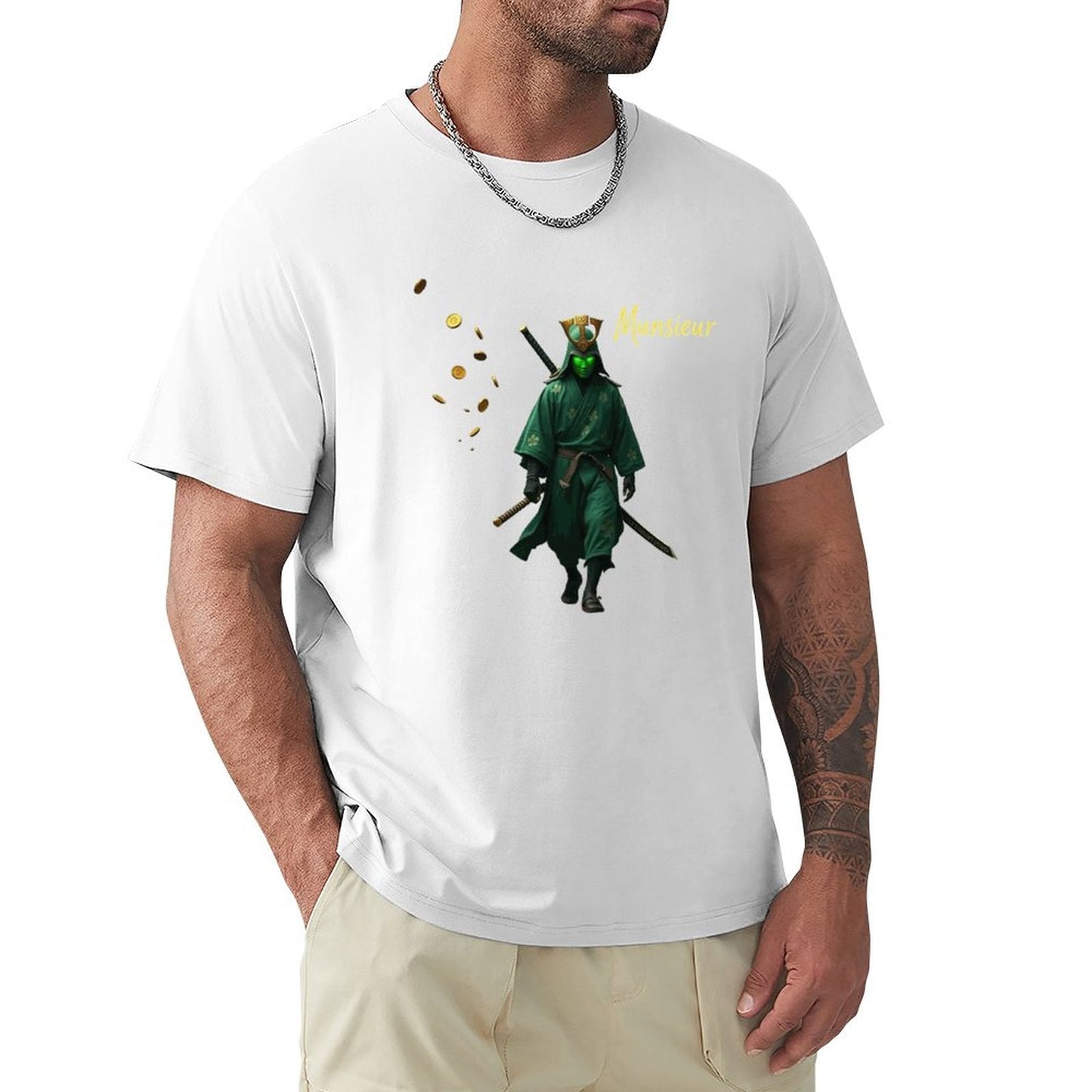 Munsieur St. Patrick's Day Collection for Men – Emerald Green Celtic Warrior Tee