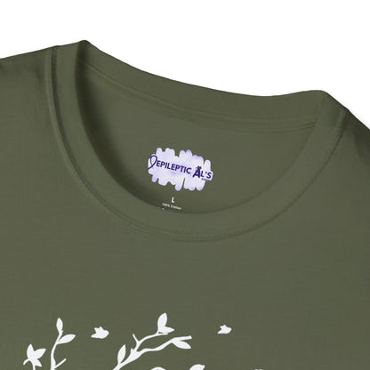 Cat in a Tree Unisex Softstyle T-Shirt