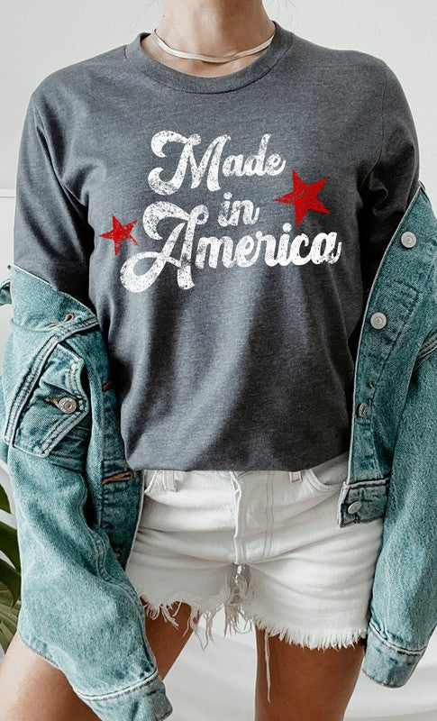 Vintage Made in America Graphic Tee PLUS - Aaria Tees