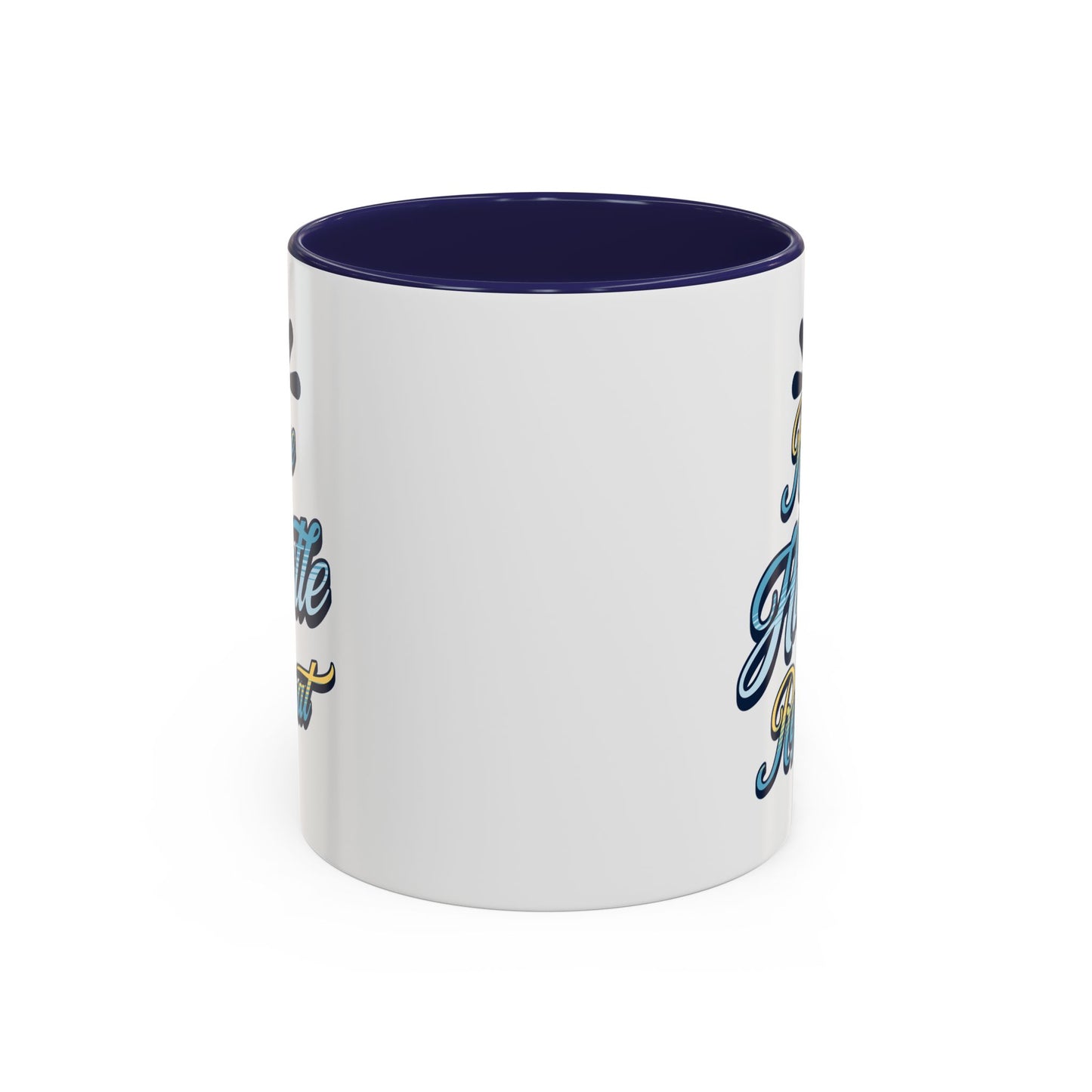 Rise Hustle Repeat Accent Coffee Mug – Inspiring Motivational Drinkware Mug