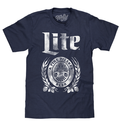 Miller Lite Logo T-Shirt - Navy