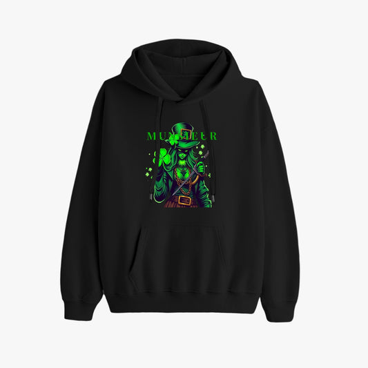 St. Patrick's Day Collection Munsieur Unisex Premium Pullover Hoodie Sweater Clover Gang Betty