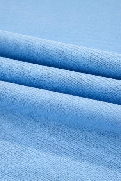 Colorblock Stripe Pullover and Shorts Set