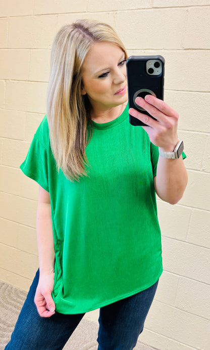 Kelly Green So In Love Blouse