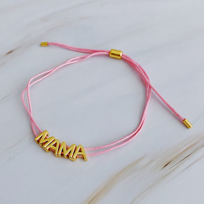 Satin Thread Mama Bracelet - Aaria Tees