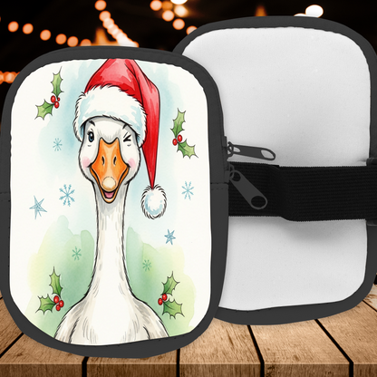 Holly Jolly Goose Pouch/Bag For 40oz Tumbler