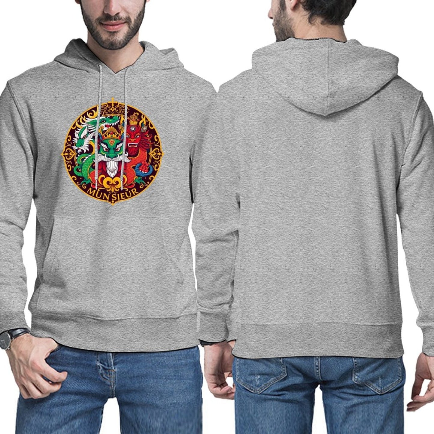 Munsieur Men's Hoodie: A Streetwear Staple for Any Wardrobe