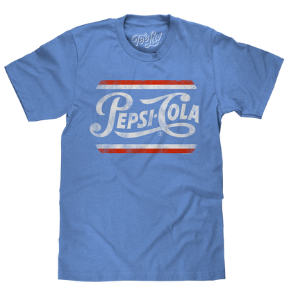 Pepsi Classic Script T-Shirt - Blue