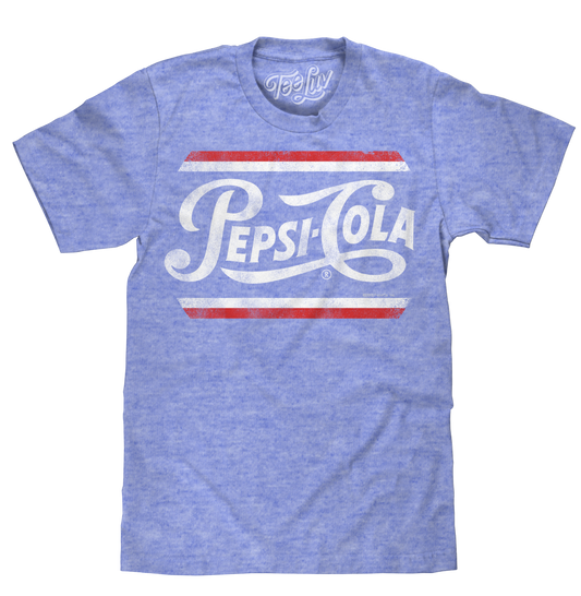 Pepsi Classic Script T-Shirt - Blue