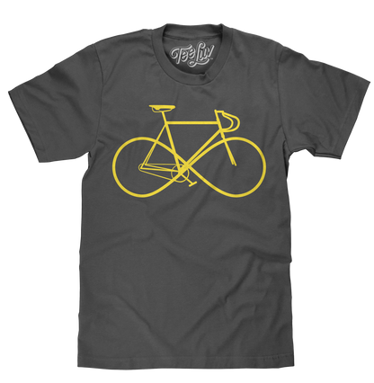 Infinity Sign Bicycle T-Shirt - Gray