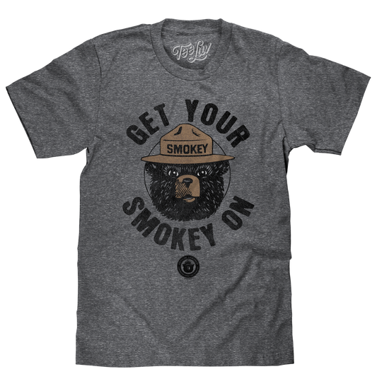 Get Your Smokey On T-Shirt - Gray