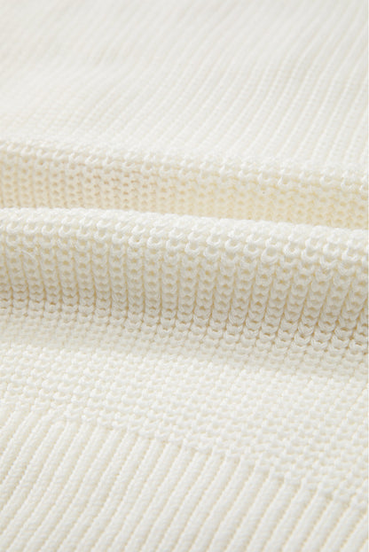 Christmas Stripe Merry & Bright Long Sleeve Sweater