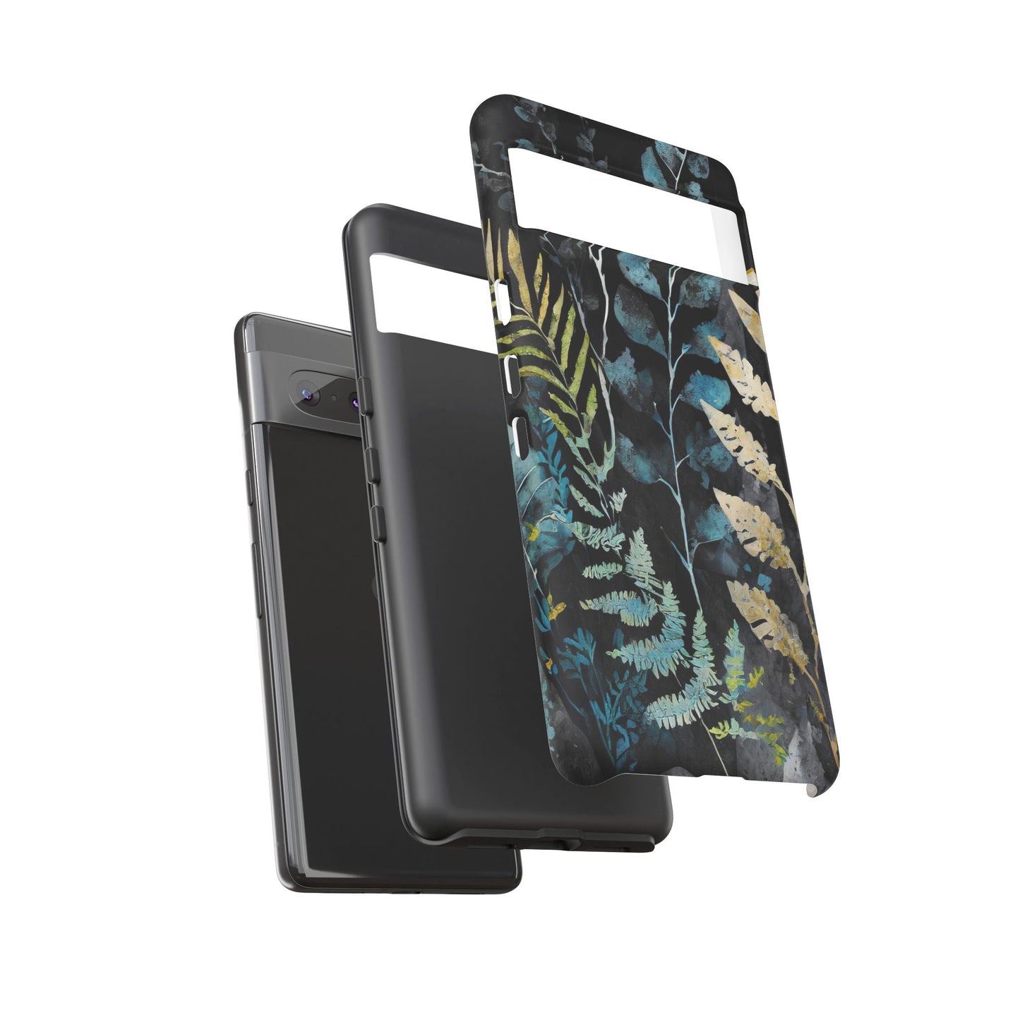 Dark Floral Tough Phone Case