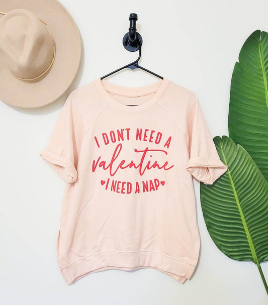 I Need A Nap Short Sleeve Pullover