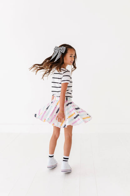 Pretty Pencils Spin Skort