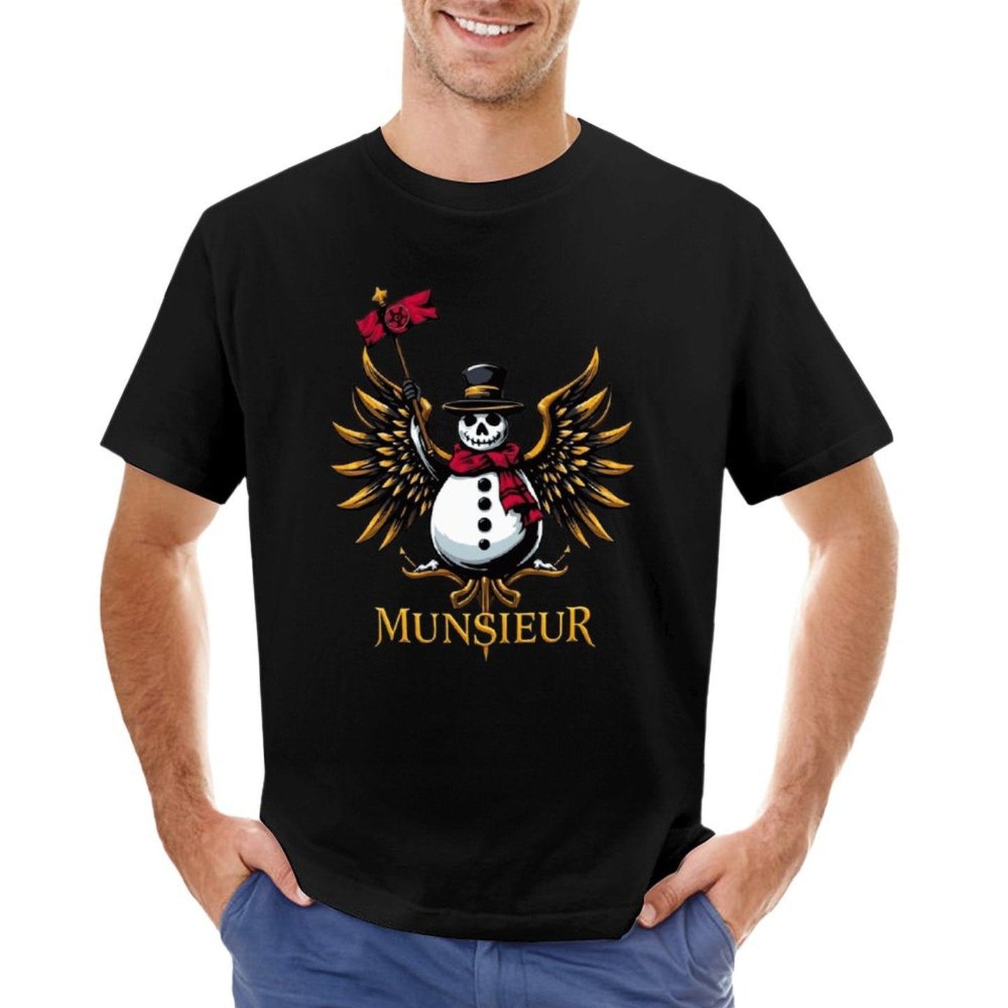 Munsieur Design Christmas Collection "Jack Floss" Tee for Men
