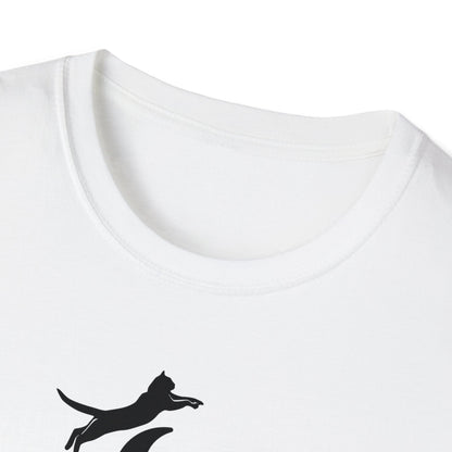 Cat Jumped Over the Moon Unisex Softstyle T-Shirt