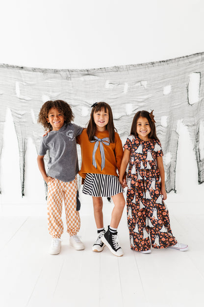 Striped Bow | SIDE-SPLIT SWEATSHIRT