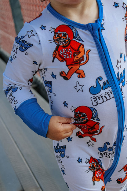 Sunday funday-AK Dreamers Bamboo zipper PJ’s