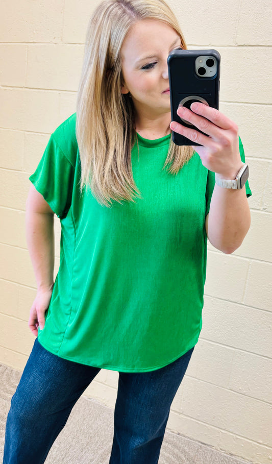 Kelly Green So In Love Blouse