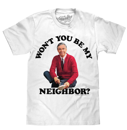 Mister Rogers Won't You Be My Neighbor T-Shirt - White