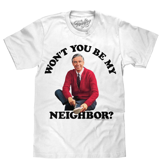 Mister Rogers Won't You Be My Neighbor T-Shirt - White