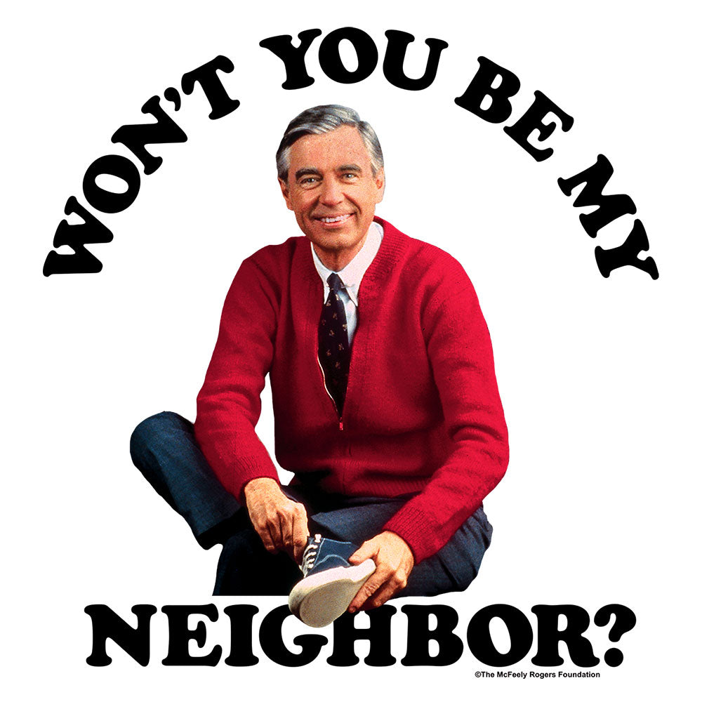 Mister Rogers Won't You Be My Neighbor T-Shirt - White