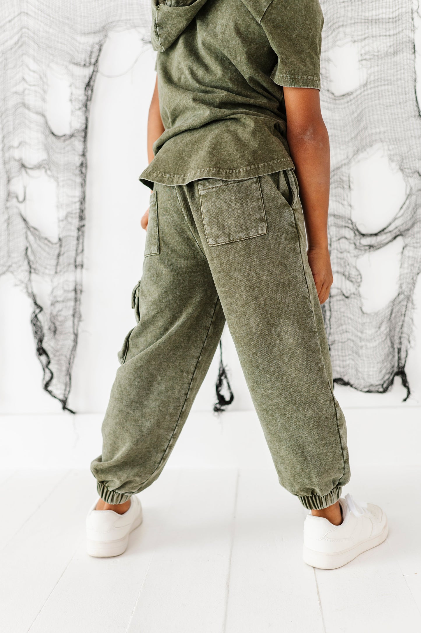 Olive | VINTAGE CARGO JOGGERS